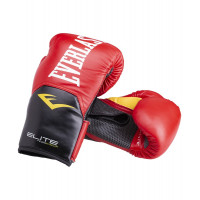 Перчатки боксерские Everlast Elite ProStyle P00001200, 16oz, к/з, красный