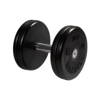 Гантель классик с вращающейся ручкой хром 17 кг MB Barbell MB-FdbEM-B17