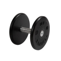 Гантель классик с вращающейся ручкой хром 8 кг MB Barbell MB-FdbEM-B8