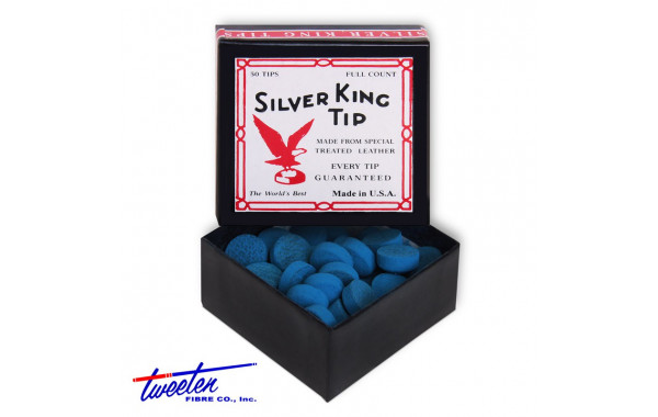 Наклейка для кия Tweeten Silver King ø12мм 50шт. 600_380