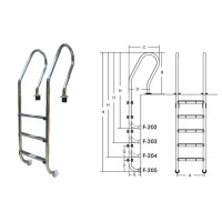 Лестница для бассейнов серии F F204 ПТК Спорт 021-0533