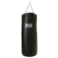 Боксерский мешок Everlast super leather 150lb черн. 251501