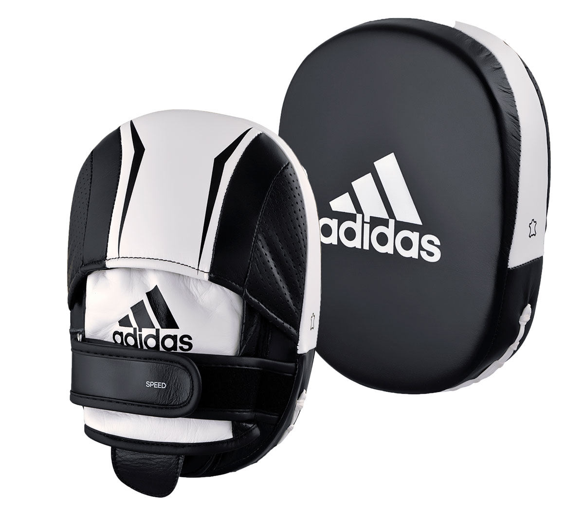 Лапы Speed 550 Micro Air Focus Mitt черно-белые Adidas adiSP550FM 1200_1069