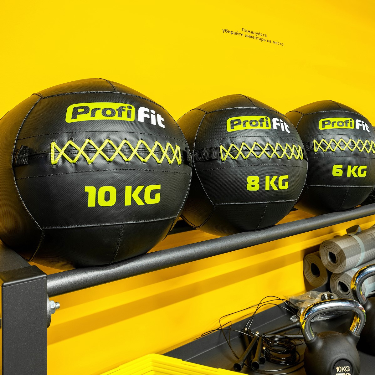 Медицинбол набивной (Wallball) Profi-Fit 10 кг 1198_1198