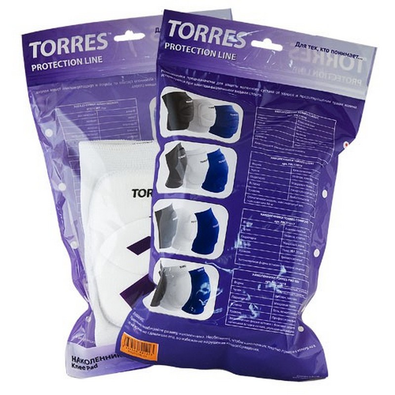 Наколенники спортивные Torres Pro Gel черный 800_800