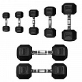 Гантель 2,5кг Perform Better Rubber Encased Hex Dumbbells 4137-2,5\BK-25-00 120_120